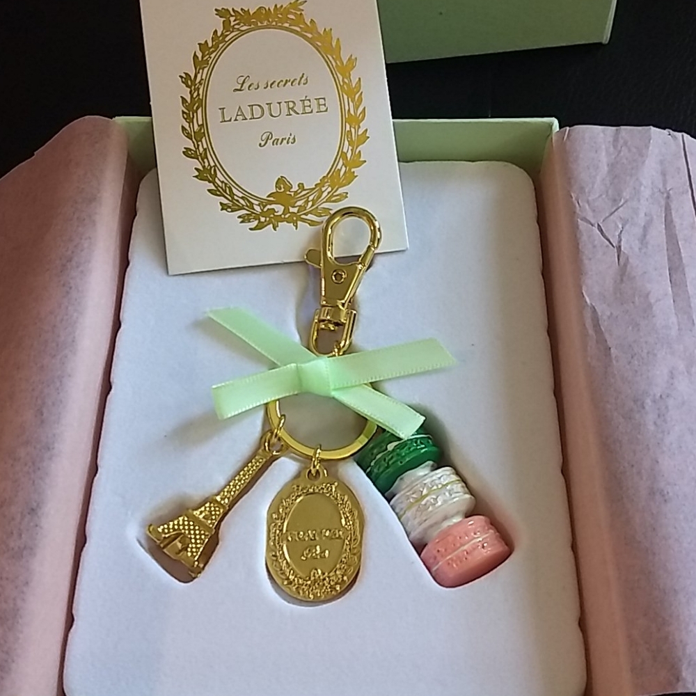 Laduree Paris keychain in box